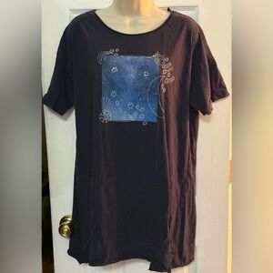 Intimately Free People XL Navy Nightshirt